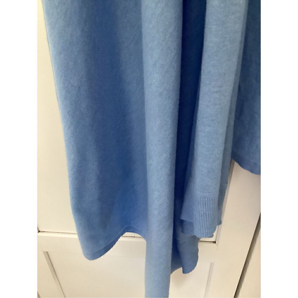 Lilly Pulitzer Womens Danique Cardigan Sweater Wrap Sz XXS Heather Blue - Picture 2 of 8
